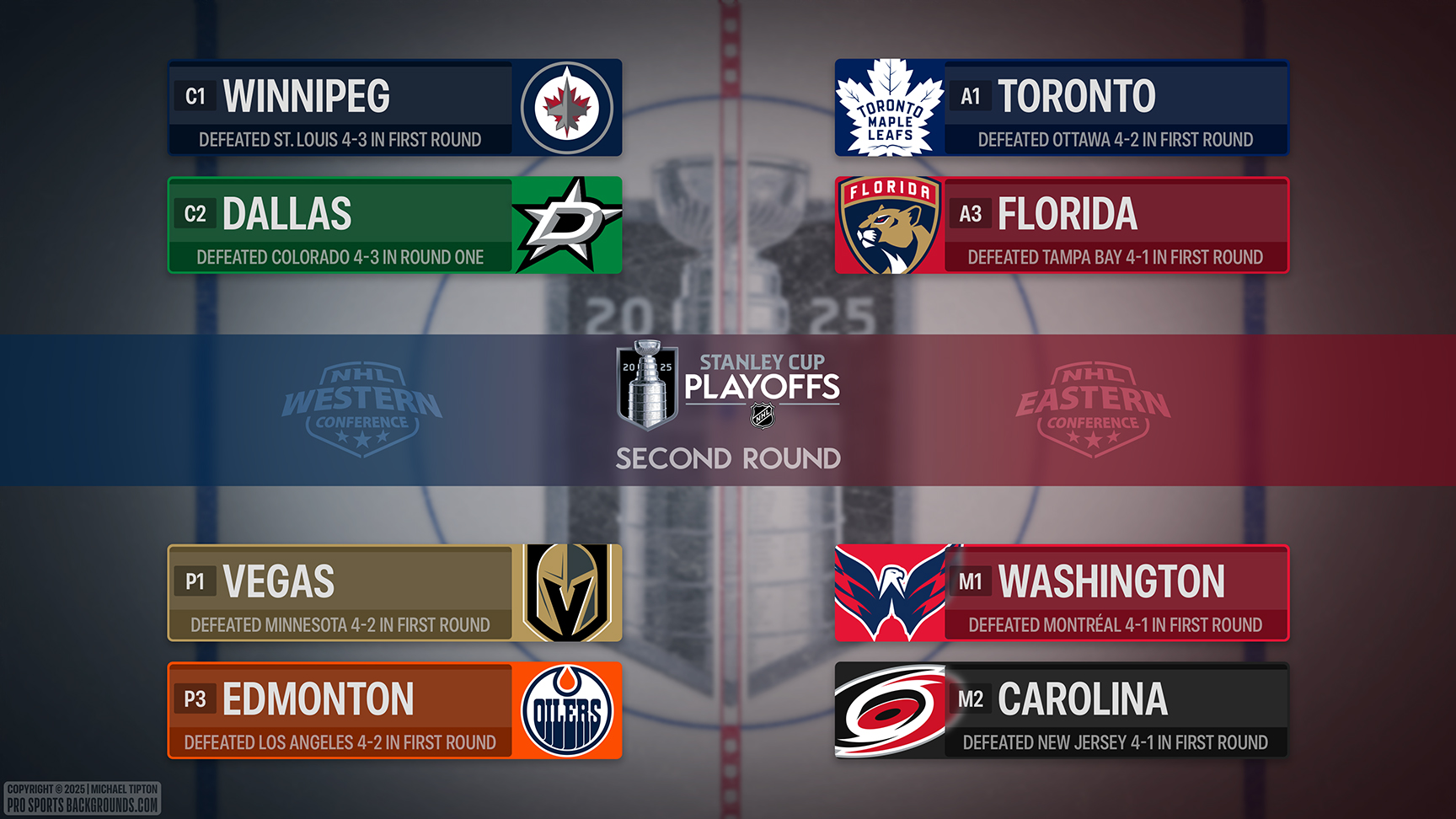 2025 NHL Playoffs second round desktop thumb