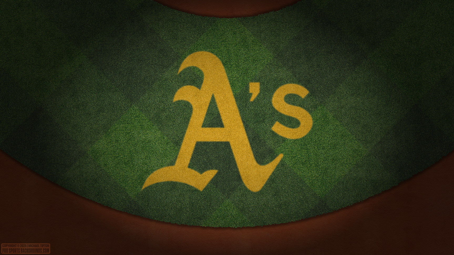 Athletics wallpaper logo desktop MLB 2025 season thumb