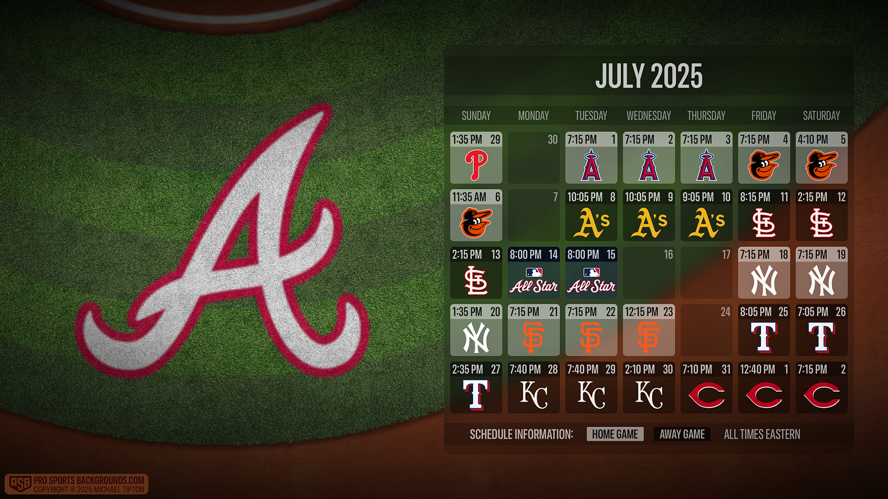 Atlanta Braves wallpaper schedule desktop ET MLB placeholder thumb