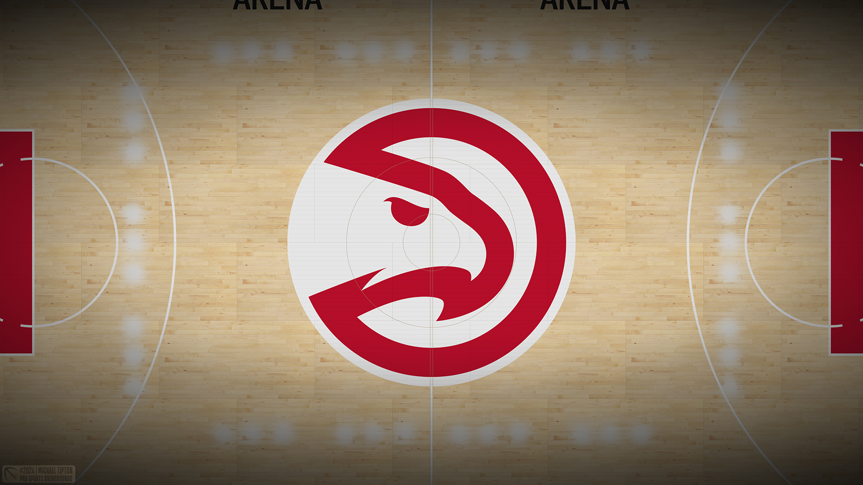 Atlanta Hawks wallpaper logo desktop NBA 2024 2025 thumb