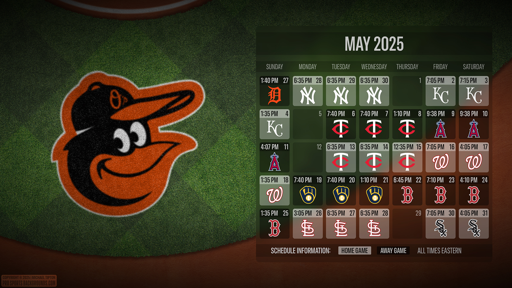 Baltimore Orioles wallpaper schedule desktop ET MLB placeholder thumb