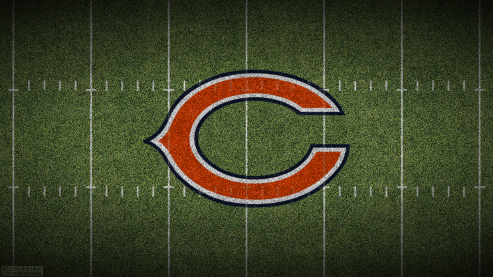 Chicago Bears wallpaper logo desktop NFL 2024 thumb