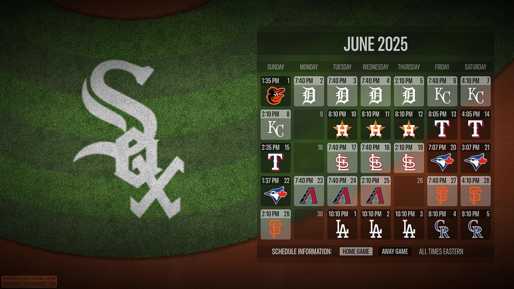 Chicago White Sox wallpaper schedule desktop ET MLB placeholder thumb