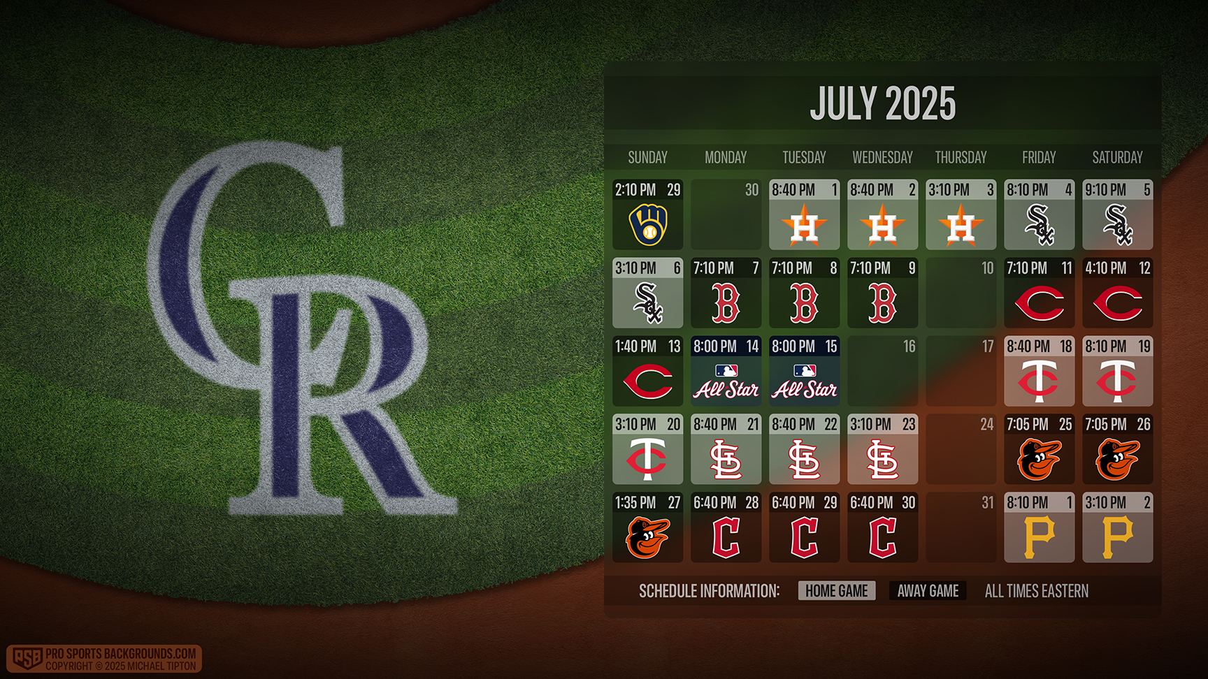 Colorado Rockies wallpaper schedule desktop ET MLB placeholder thumb