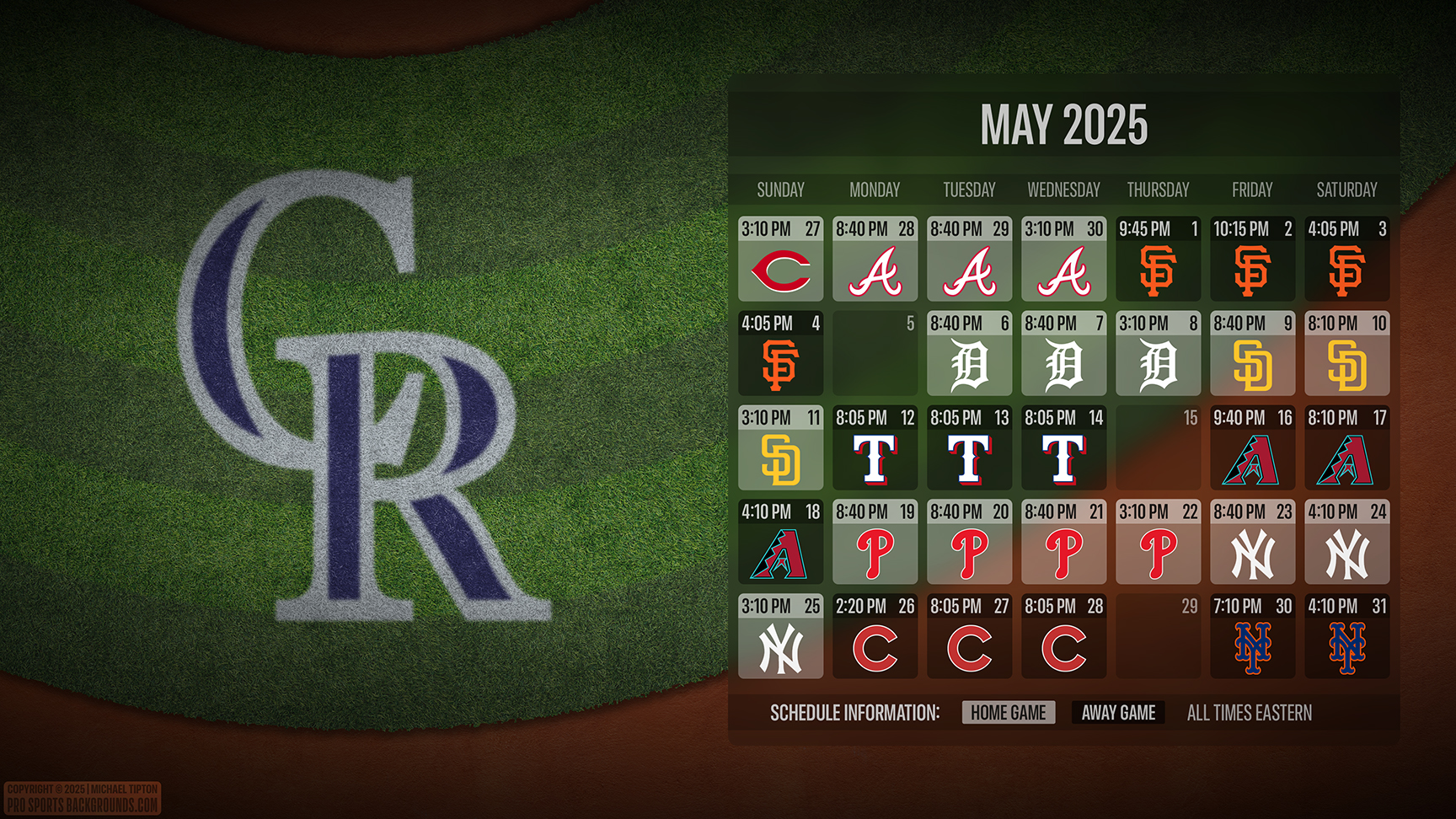 Colorado Rockies wallpaper schedule desktop ET MLB placeholder thumb