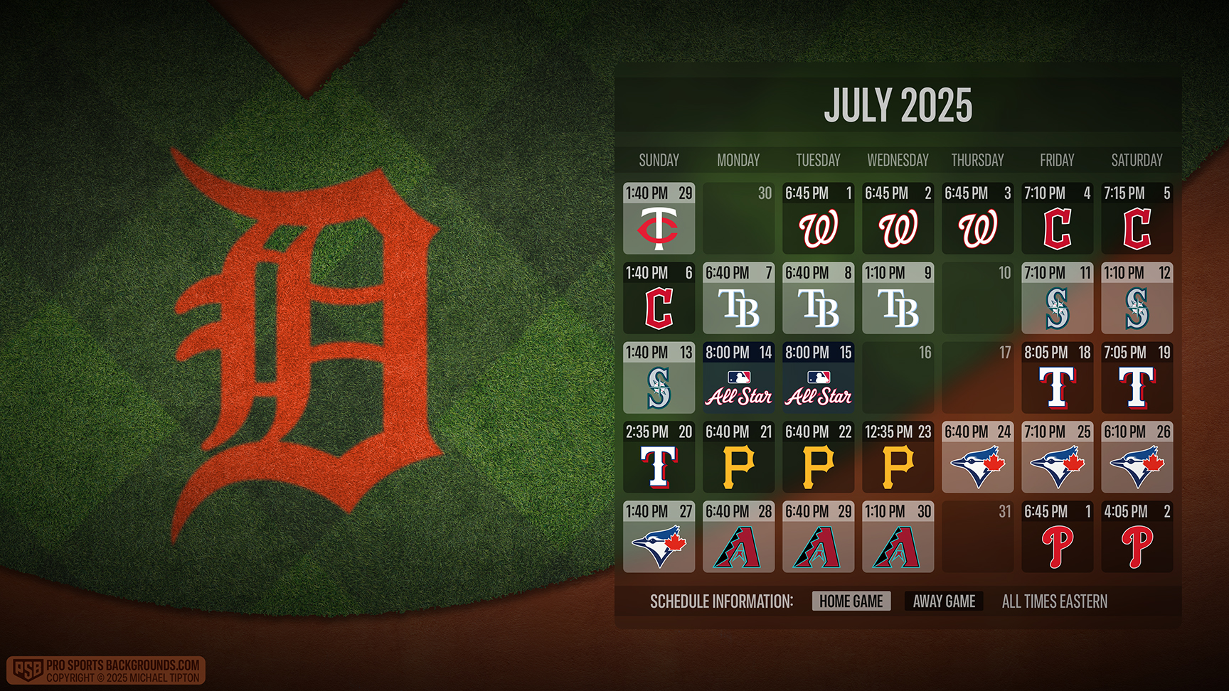 Detroit Tigers wallpaper schedule desktop ET MLB placeholder thumb