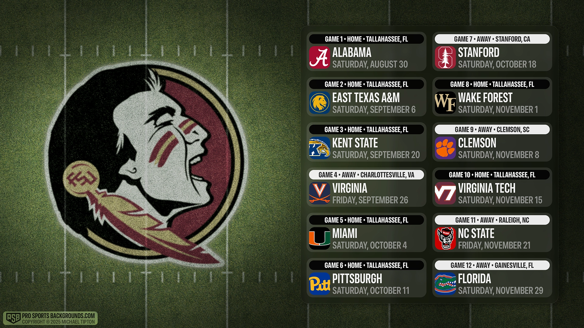 Florida State Seminoles wallpaper schedule desktop college football PSB placeholder thumb webp