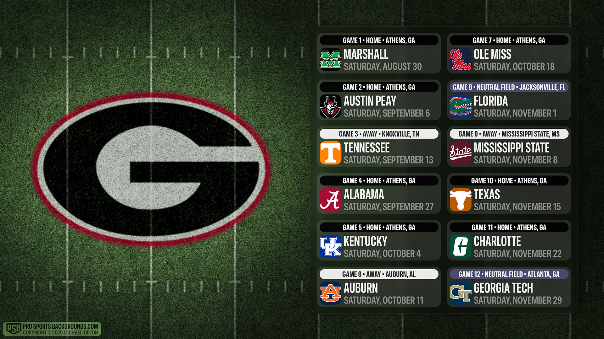 Georgia Bulldogs wallpaper schedule desktop college football PSB placeholder thumb webp