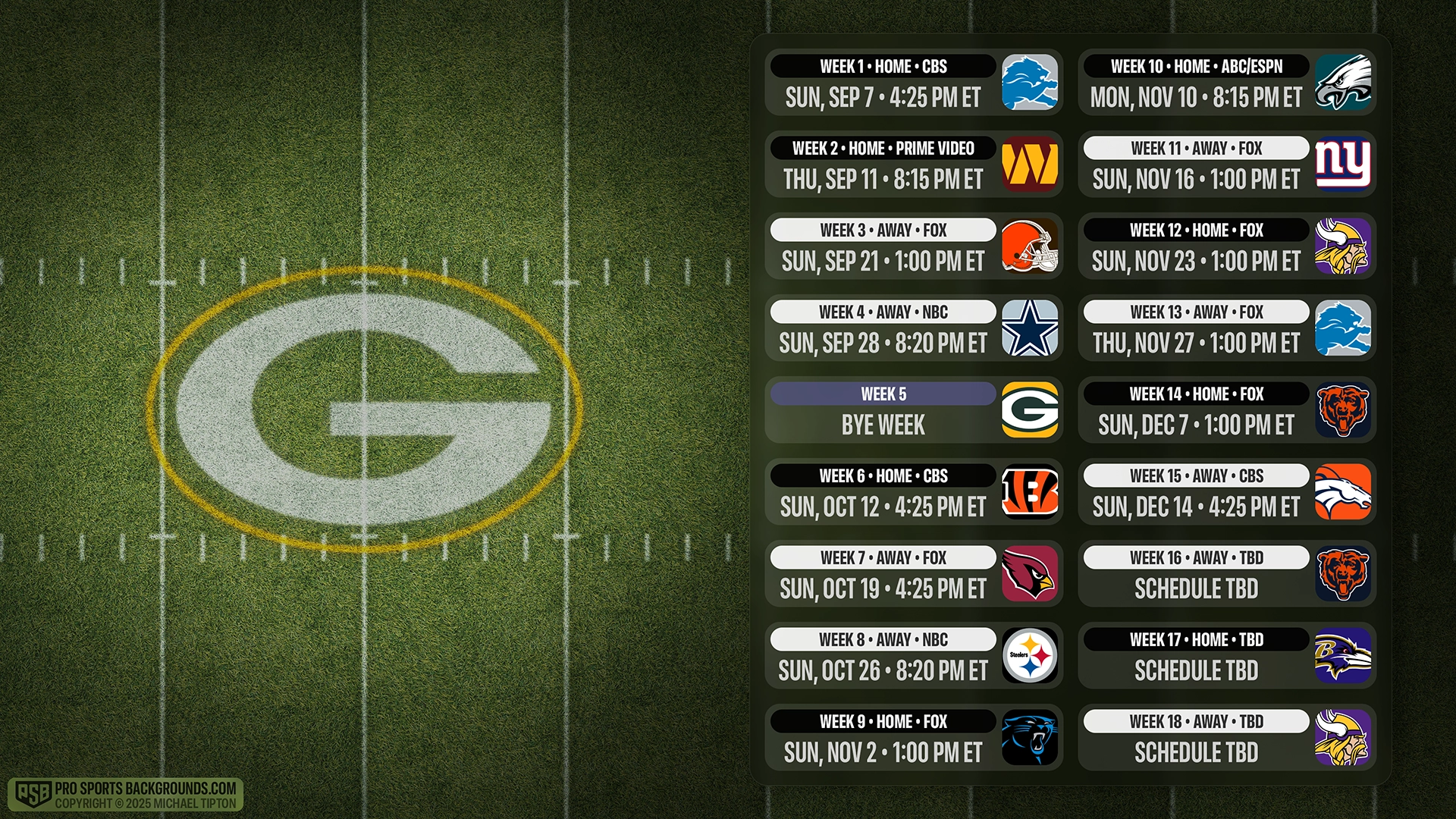 Green Bay Packers wallpaper schedule desktop ET NFL PSB placeholder thumb webp