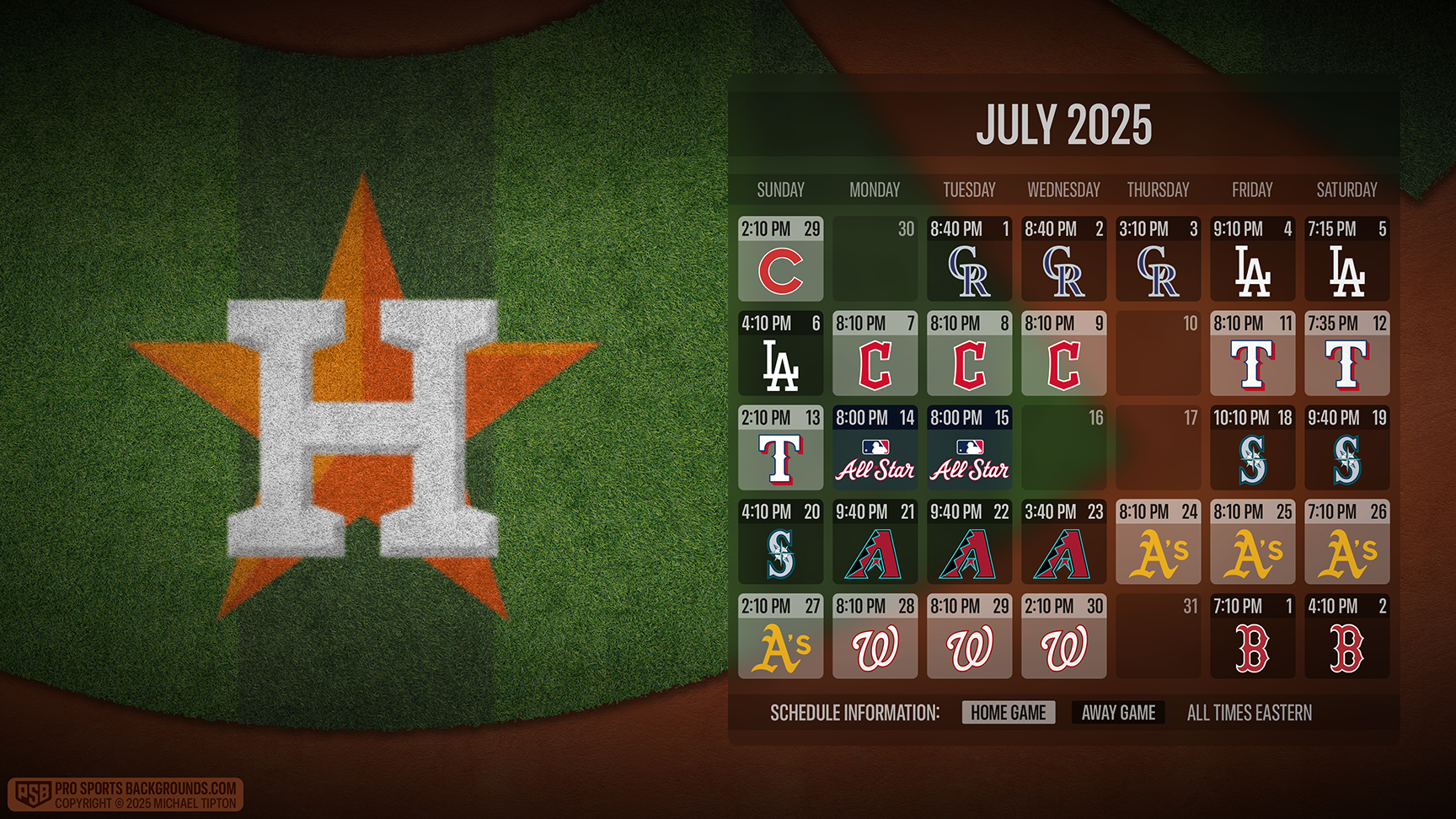 Houston Astros wallpaper schedule desktop ET MLB placeholder thumb