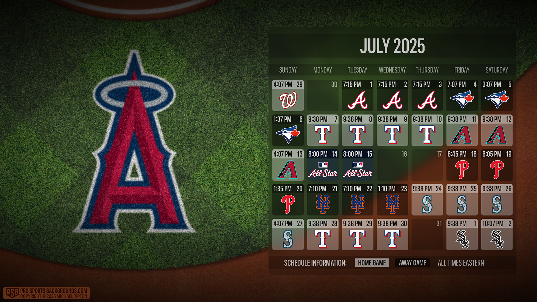 Los Angeles Angels wallpaper schedule desktop ET MLB placeholder thumb