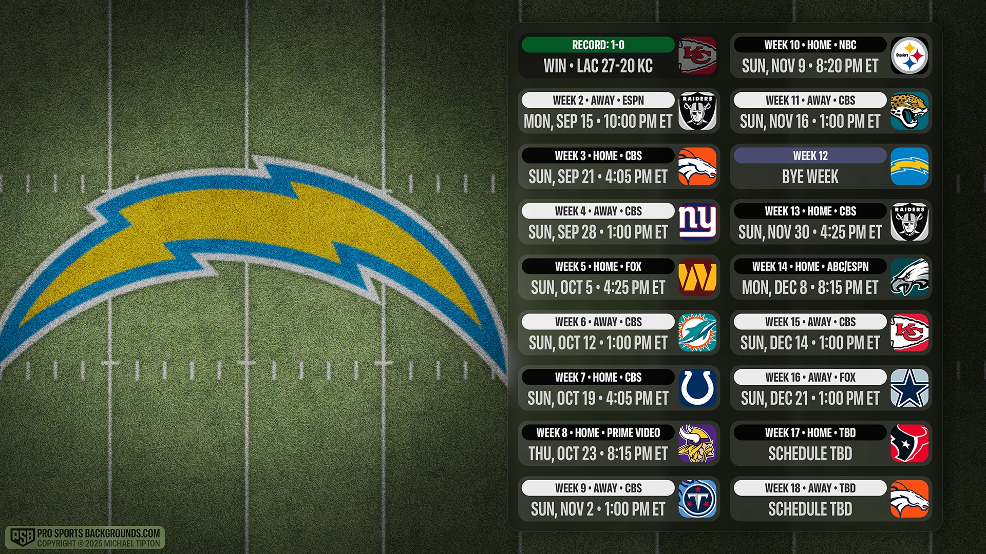 Los Angeles Chargers wallpaper schedule desktop ET NFL PSB placeholder thumb webp