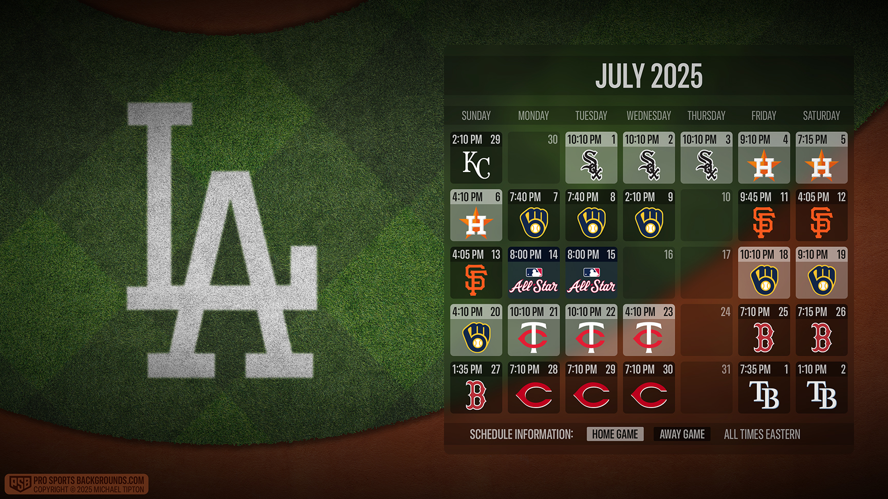 Los Angeles Dodgers wallpaper schedule desktop ET MLB placeholder thumb
