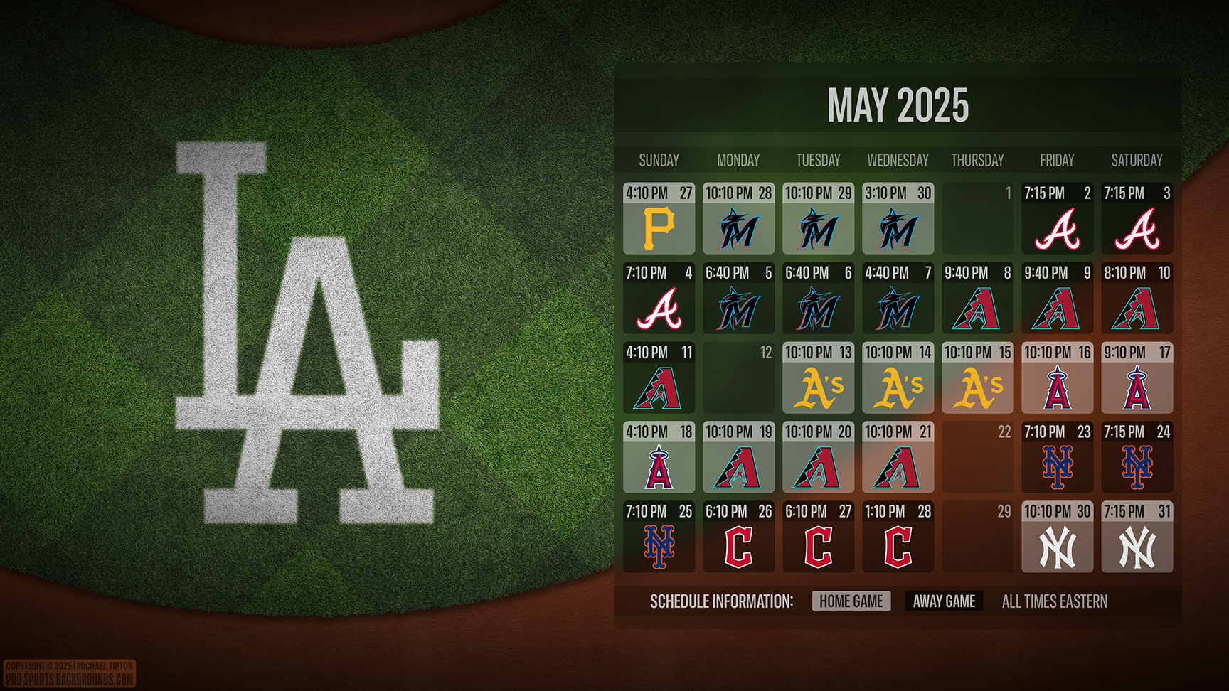 Los Angeles Dodgers wallpaper schedule desktop ET MLB placeholder thumb