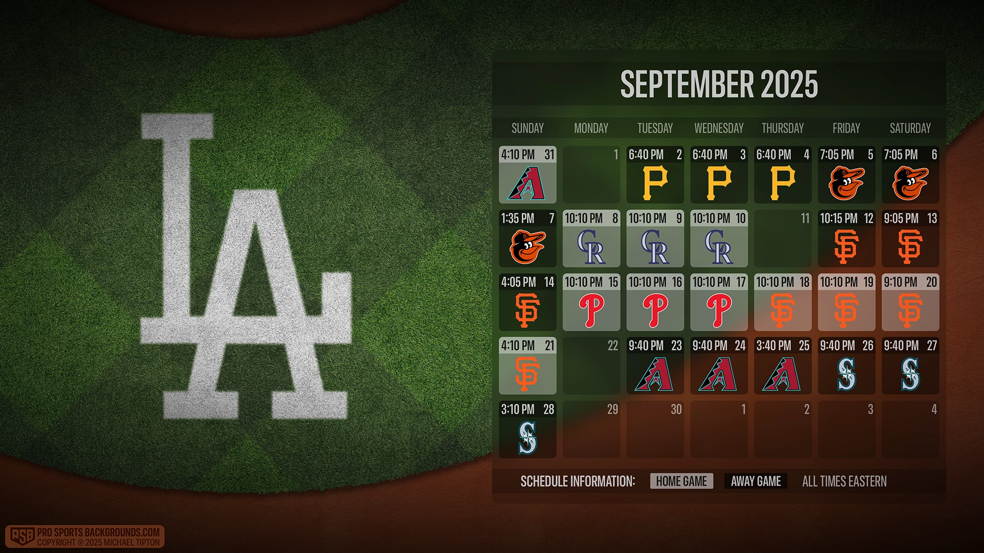 Los Angeles Dodgers wallpaper schedule desktop ET MLB PSB placeholder thumb webp