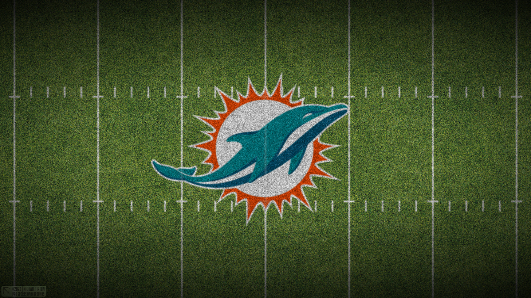 Miami Dolphins wallpaper logo desktop NFL 2024 thumb