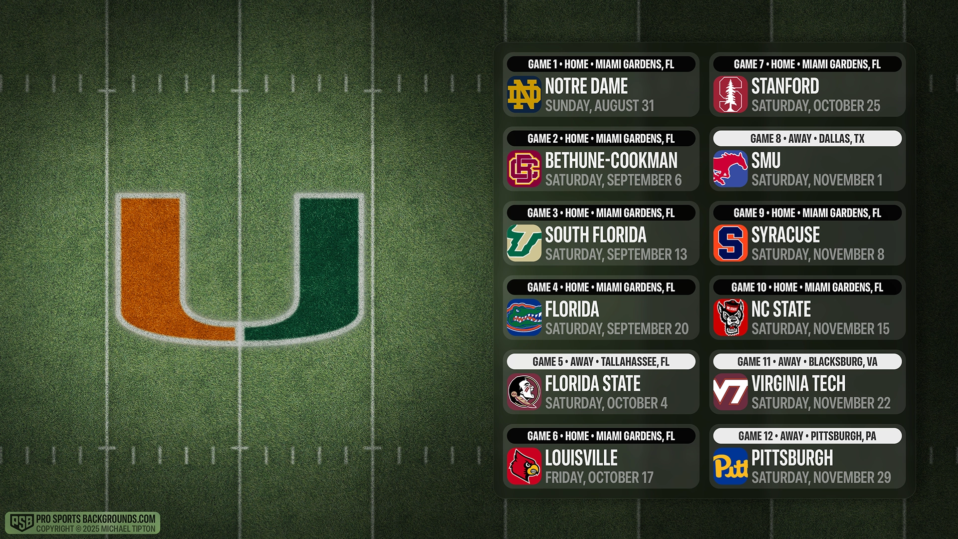 Miami Hurricanes wallpaper schedule desktop college football PSB placeholder thumb webp