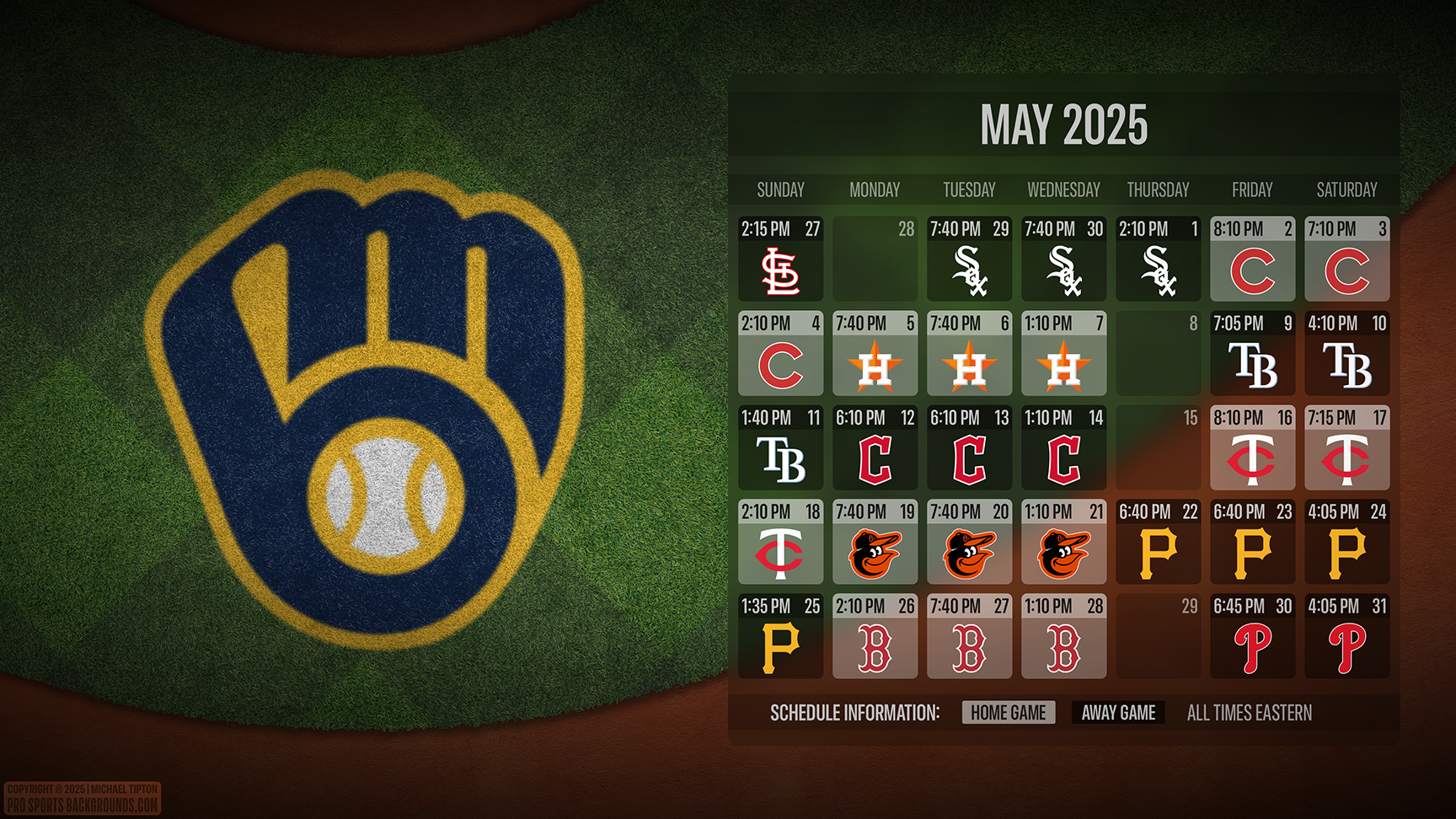 Milwaukee Brewers wallpaper schedule desktop ET MLB placeholder thumb
