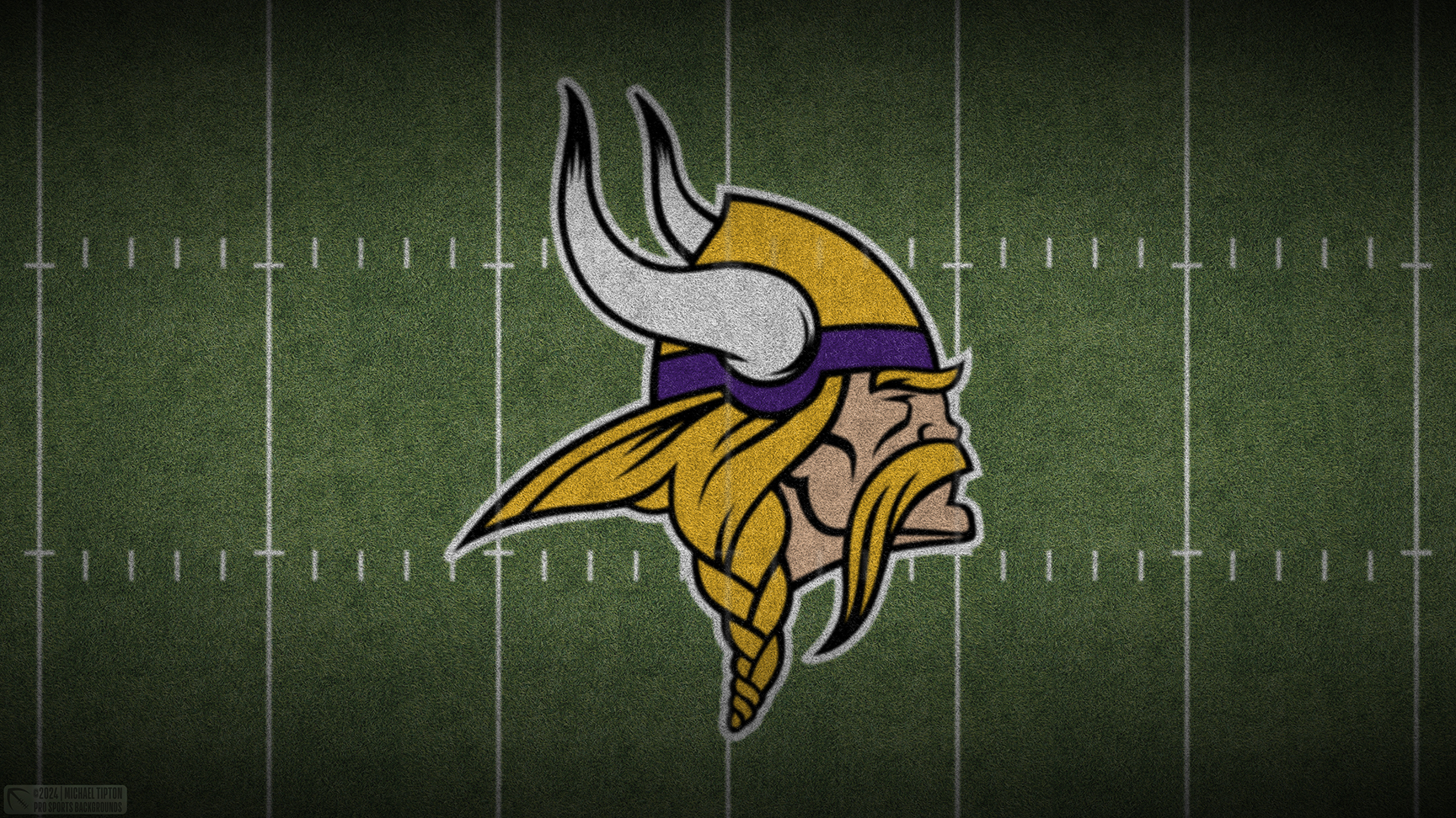 Minnesota Vikings wallpaper logo desktop NFL 2024 thumb