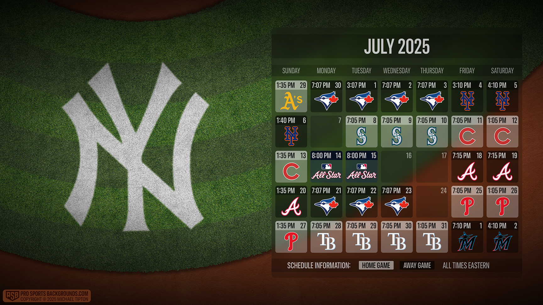 New York Yankees wallpaper schedule desktop ET MLB placeholder thumb