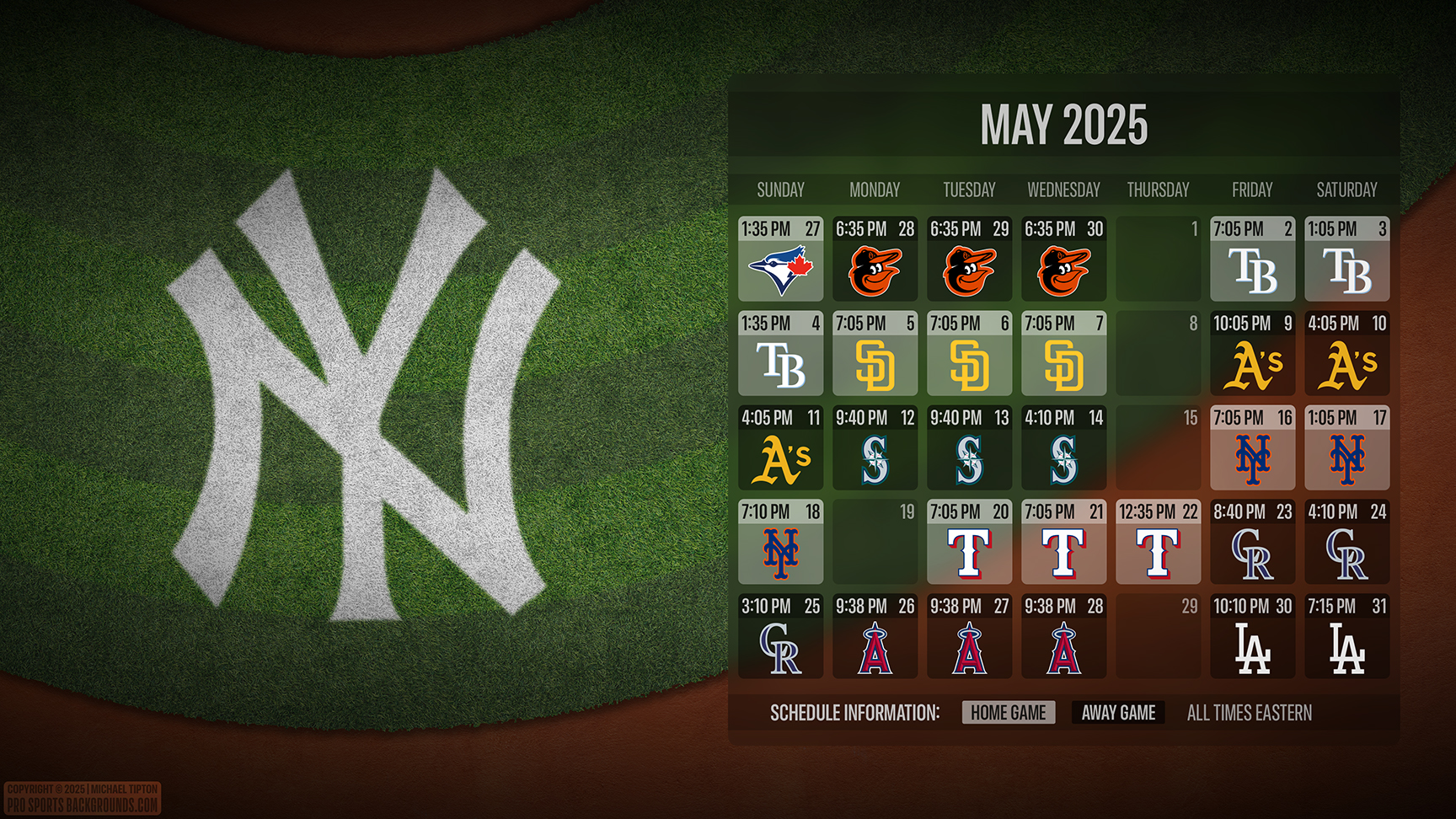 New York Yankees wallpaper schedule desktop ET MLB placeholder thumb