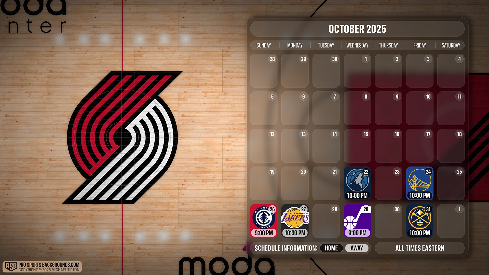 Portland Trail Blazers wallpaper schedule desktop ET NBA PSB placeholder thumb webp