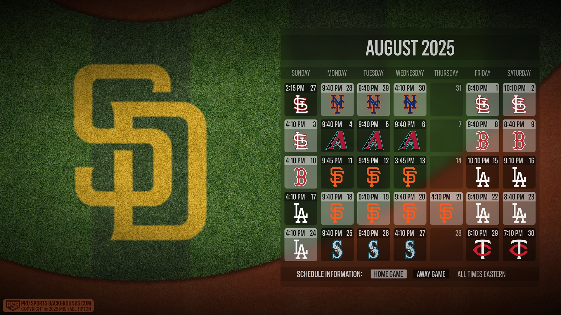 San Diego Padres wallpaper schedule desktop ET MLB PSB placeholder thumb webp
