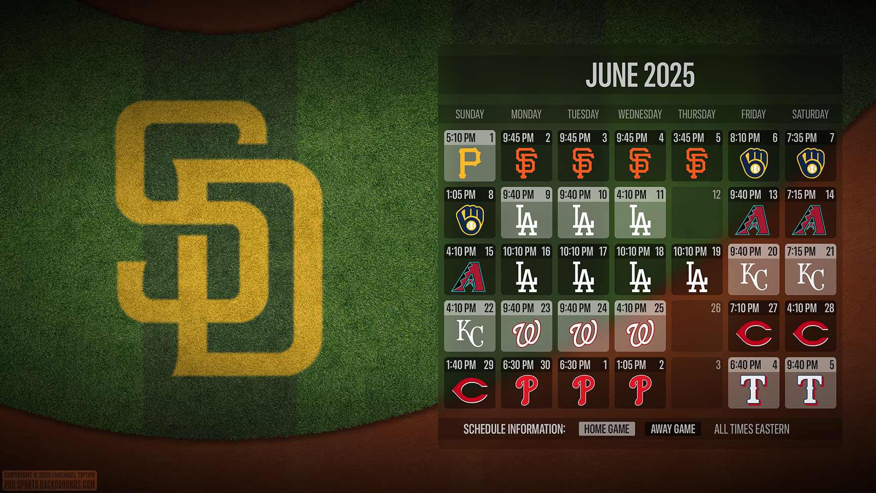 San Diego Padres wallpaper schedule desktop ET MLB placeholder thumb