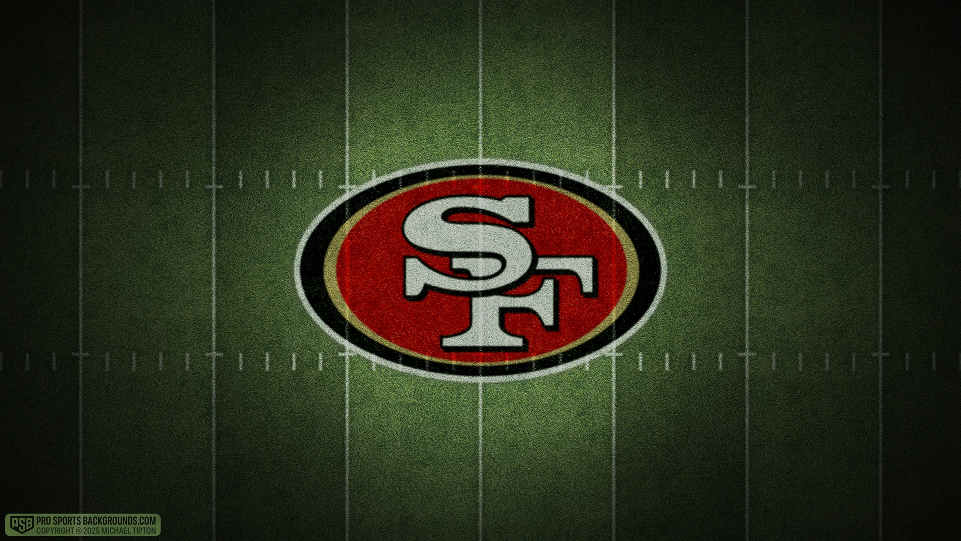 San Francisco 49ers wallpaper logo desktop NFL 2025 webp