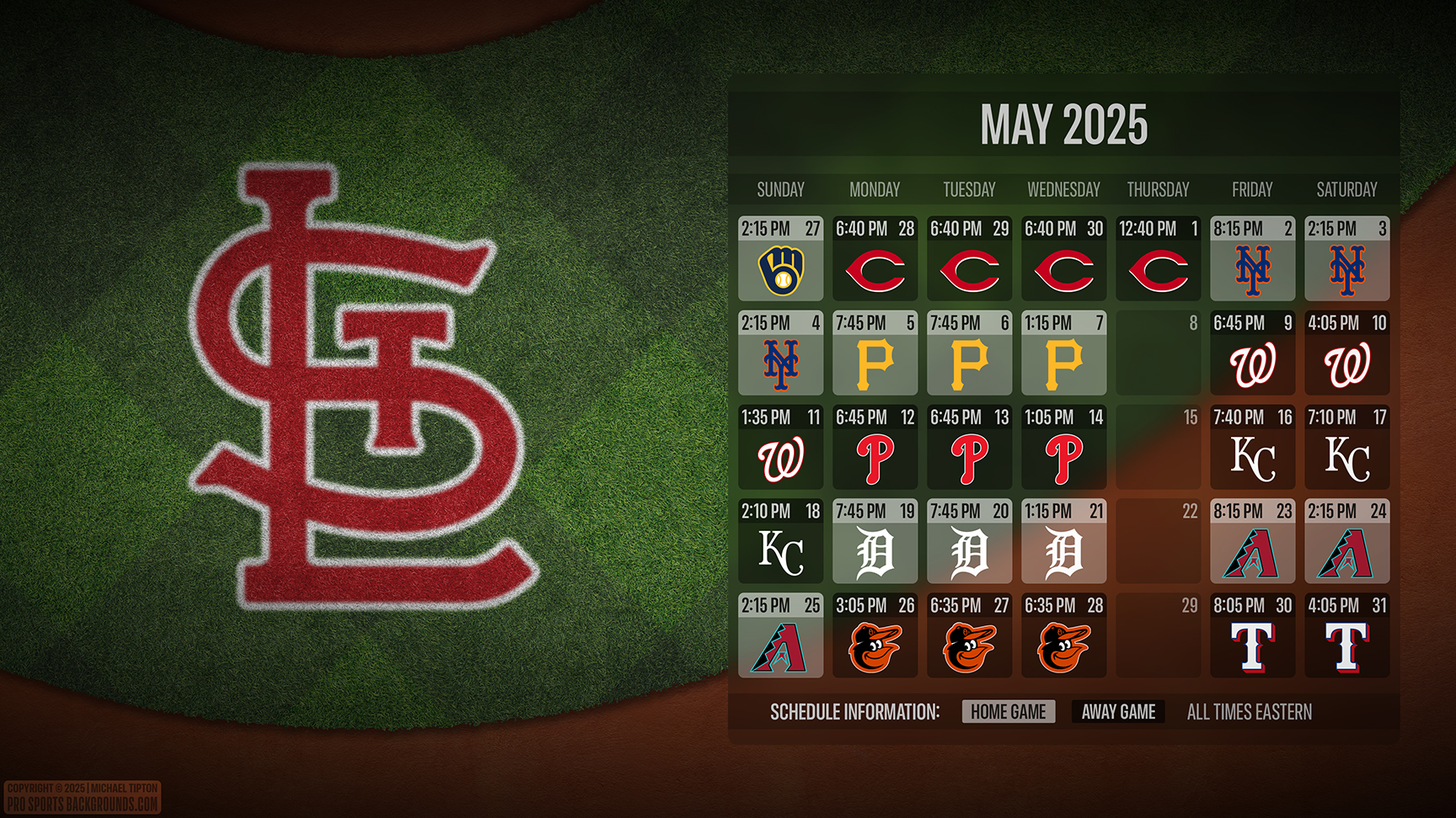 St Louis Cardinals wallpaper schedule desktop ET MLB placeholder thumb