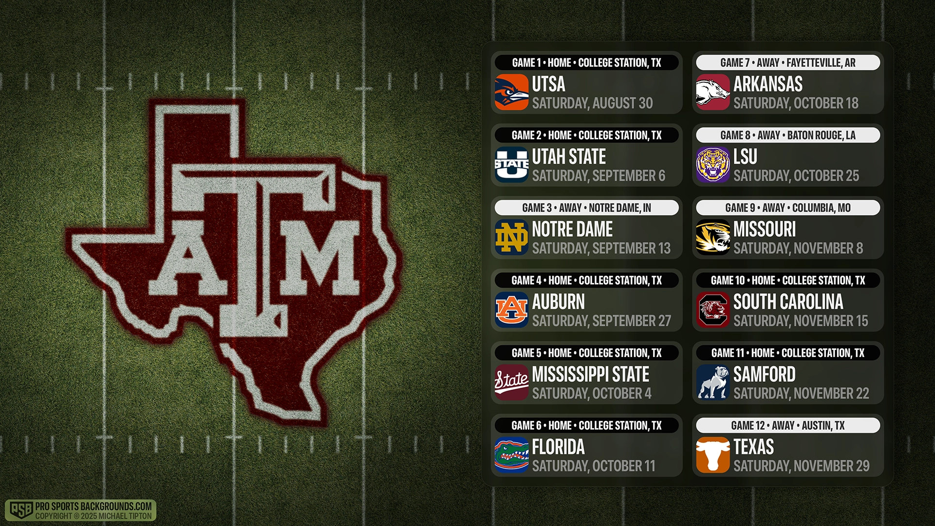 Texas A&M Aggies wallpaper schedule desktop college football PSB placeholder thumb webp