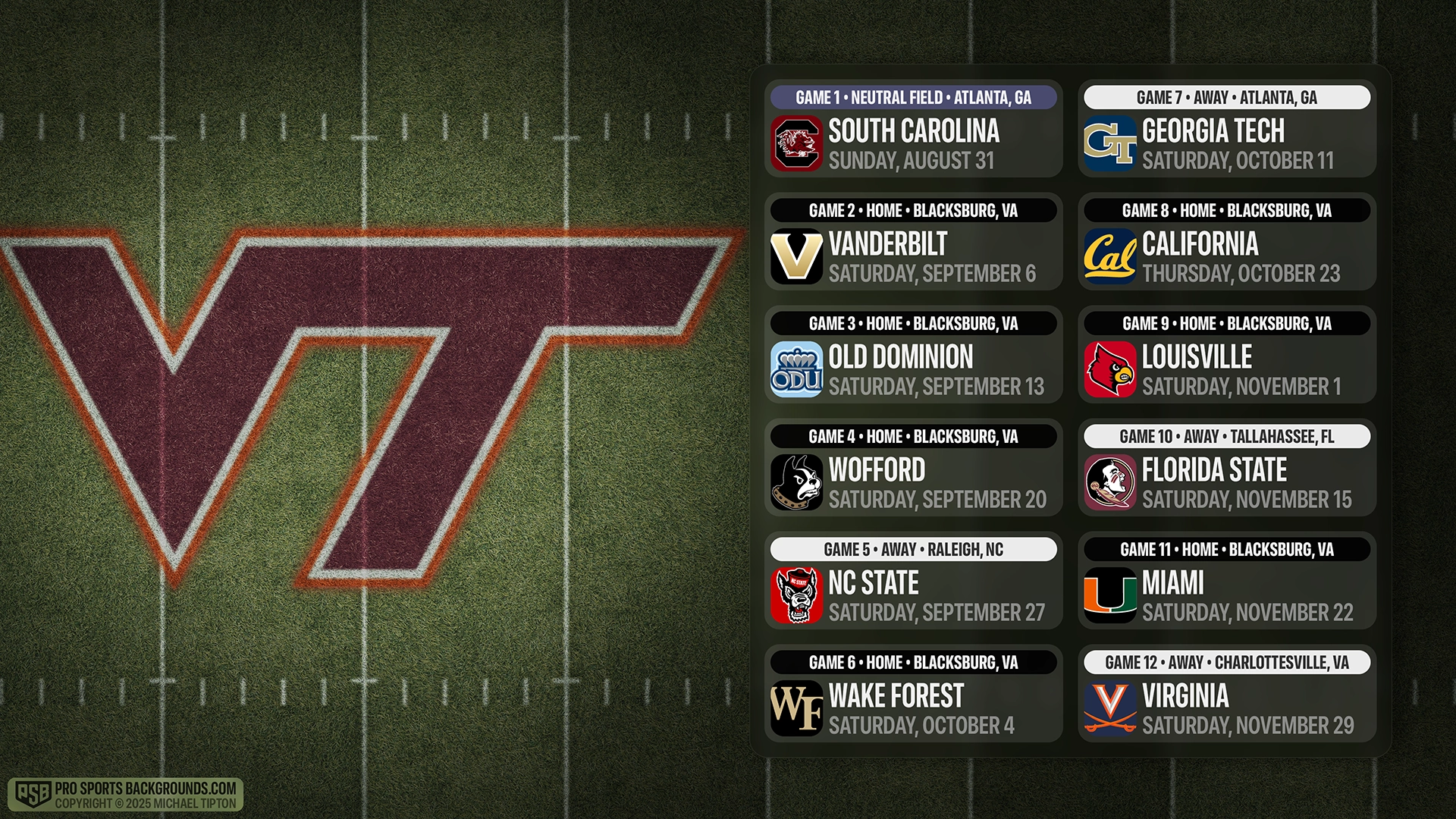Virginia Tech Hokies wallpaper schedule desktop college football PSB placeholder thumb webp