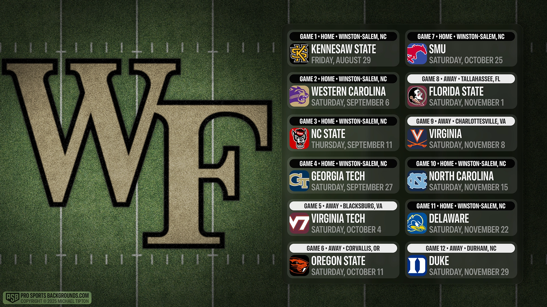 Wake Forest Demon Deacons wallpaper schedule desktop college football PSB placeholder thumb webp