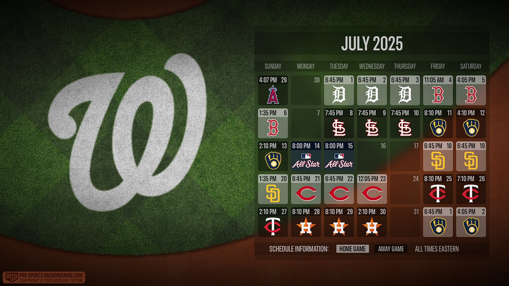 Washington Nationals wallpaper schedule desktop ET MLB placeholder thumb