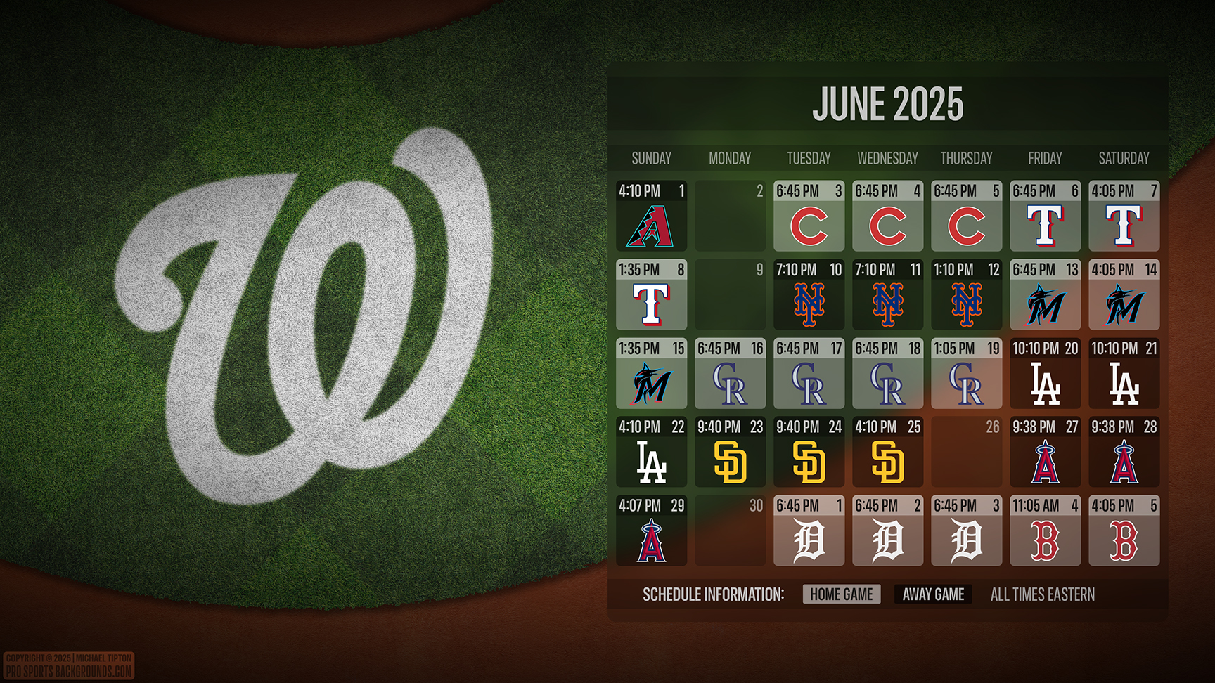 Washington Nationals wallpaper schedule desktop ET MLB placeholder thumb