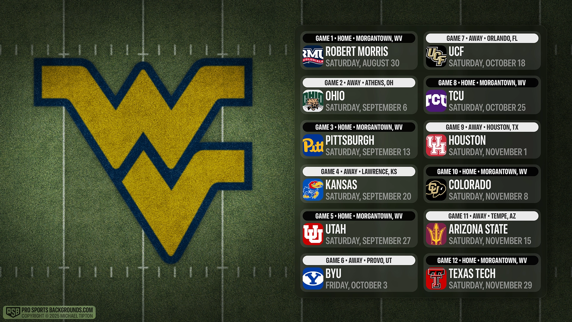 West Virginia Mountaineers wallpaper schedule desktop college football PSB placeholder thumb webp